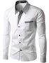 Men's Simple Long Sleeve Shirt